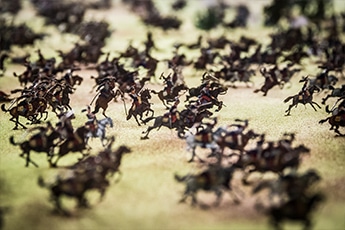 Exposition : Reconstitution de la bataille dite de Reichshoffen par des figurines en plomb - Territoire 1870